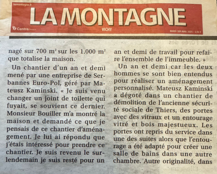 La montage EUROPOL 1